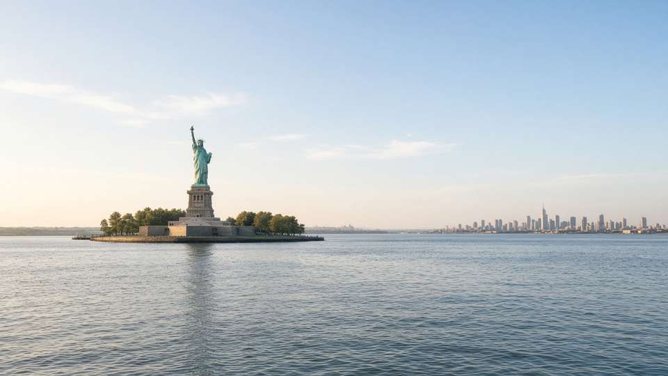 The Statue of Liberty in daylight